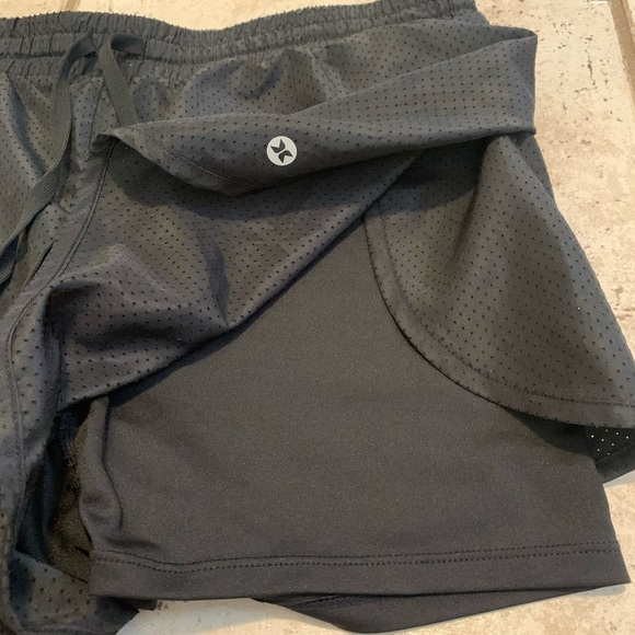 💜 RBX Black Athletic Running Shorts with Inner Liner - Size M - Picture 2 of 8